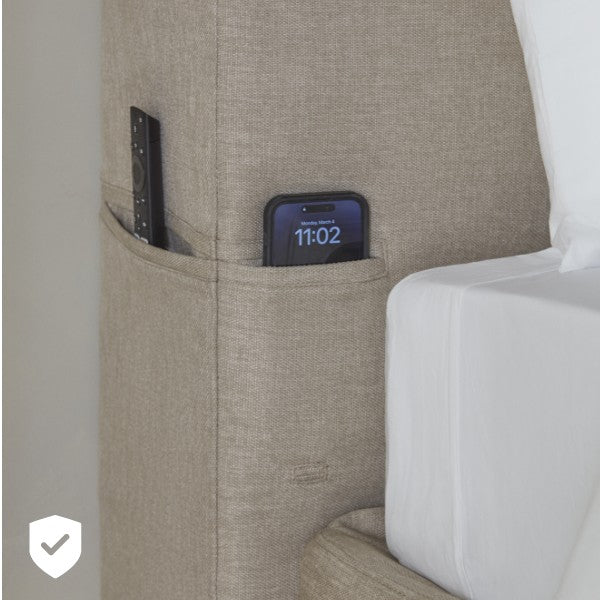 Hidden Storage Pockets.