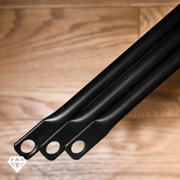 Close up of metal frame pieces showing durable materials