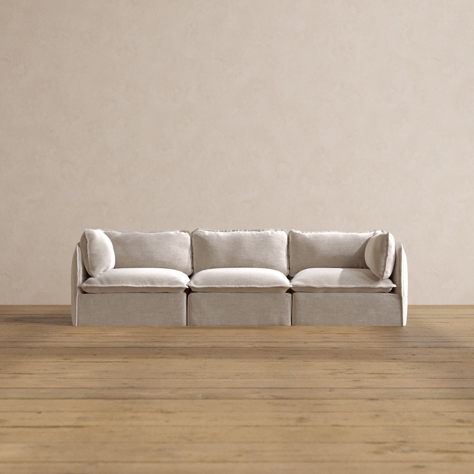 Modular Washable 3-Seater Sofa in Mist | Memorix+ Seat