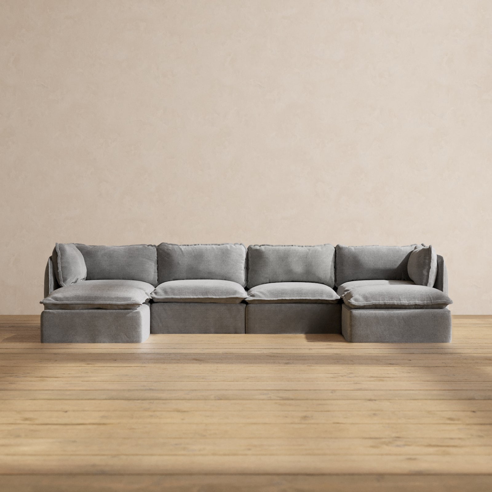 Anabei Modular Washable 4-Seater U-Se...