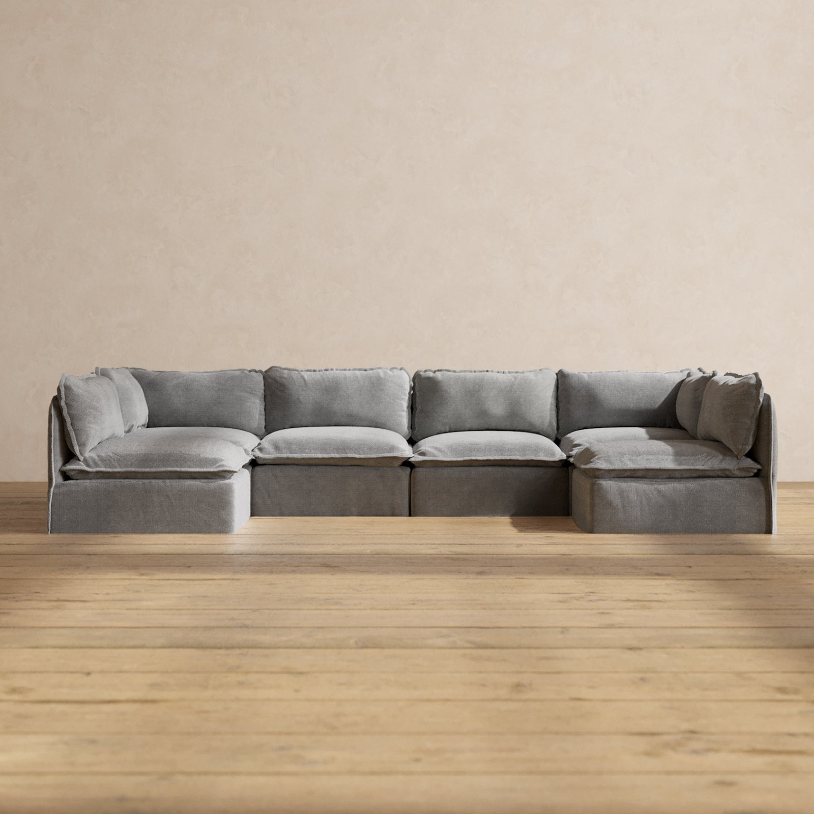 Washable 6-Seater U-Sectional - 60% OFF | Anabei