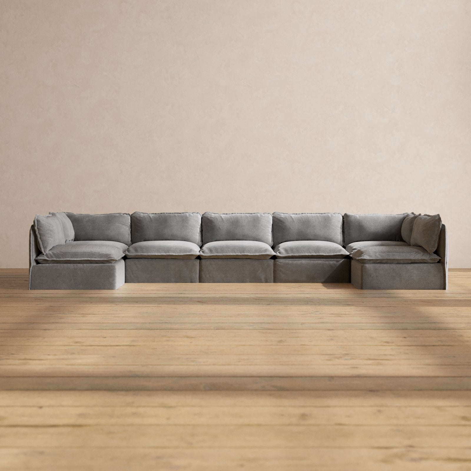 Washable 7-Seater U-Sectional - 60% OFF | Anabei