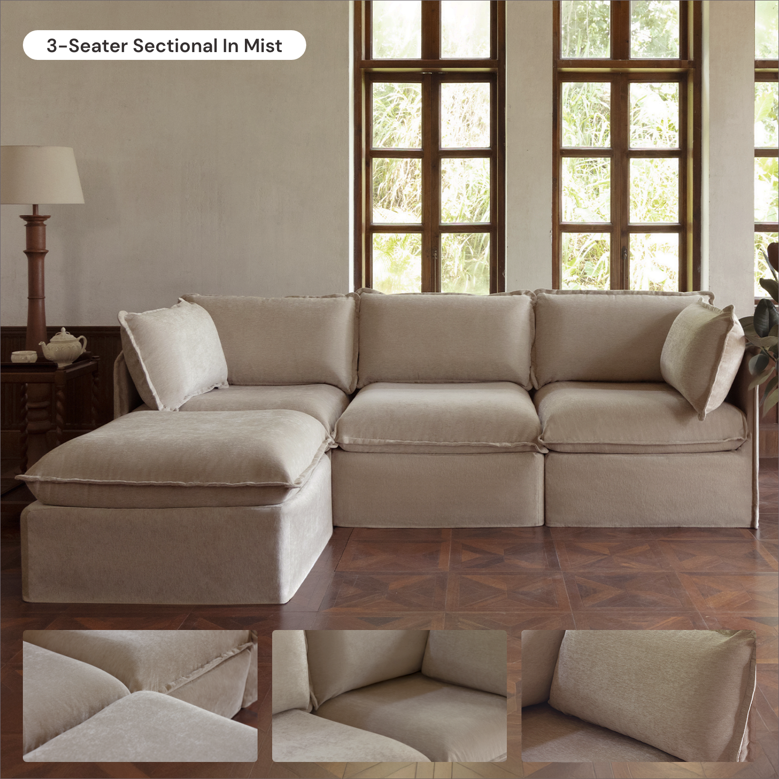 Buy 2-Seater Sectional - 60% OFF Sale Now | Anabei